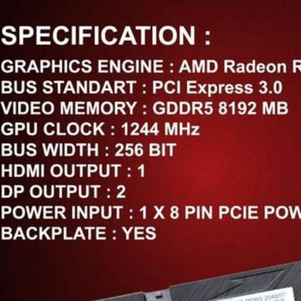 VENOMRX VGA Radeon RX 590 8GB DDR5 - 2048 venom rx rx590