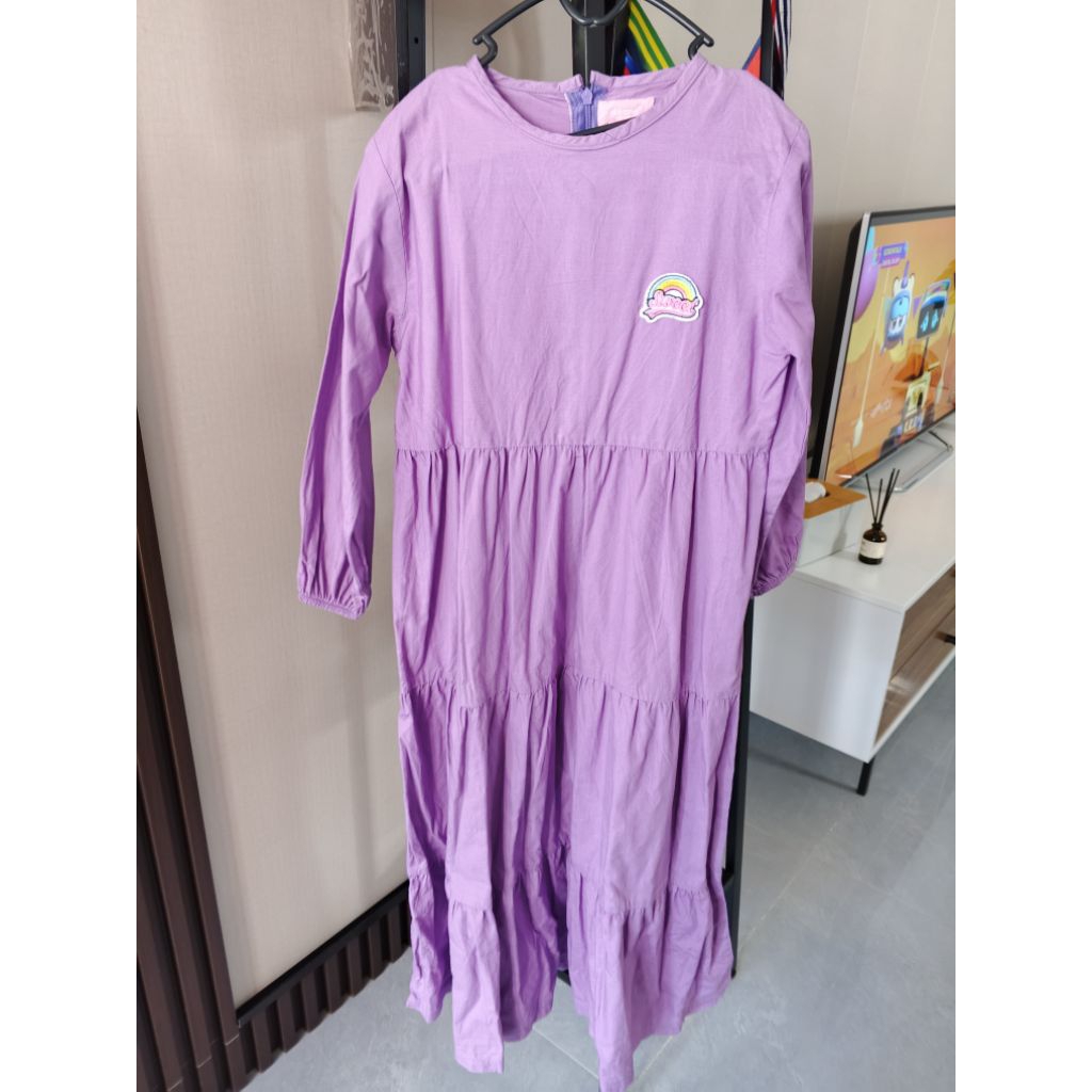Preloved Alzena Kids Moslem Gamis Size 8
