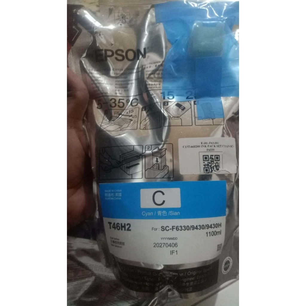 Tinta Epson Sublim F9430 / Tinta Epson F6330 Original 1set