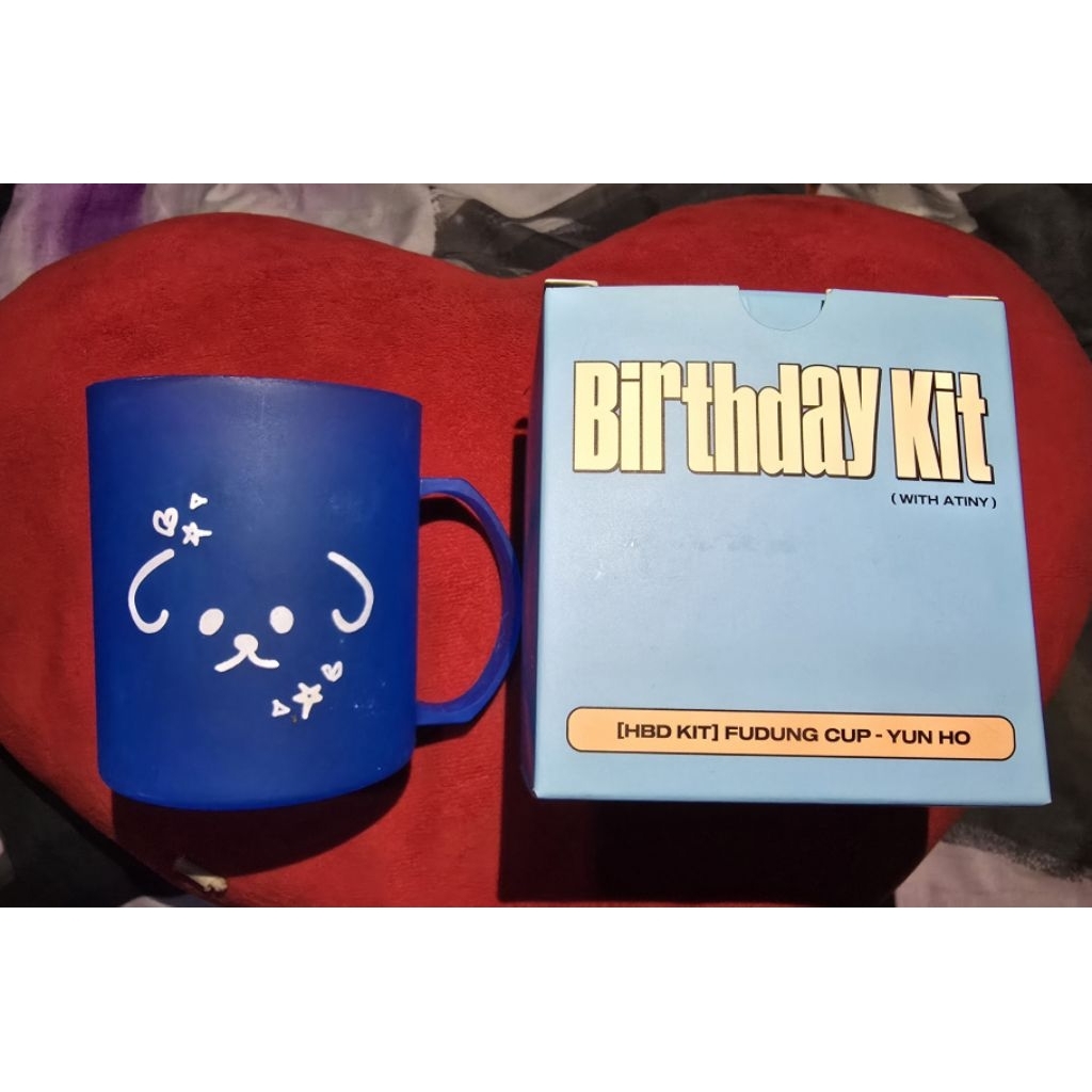 Official merchandise birthday kit 2024 Ateez Jeong Yunho (Fudung cup)