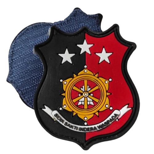PATCH RUBBER LOGO POLRI/POLISI/PRISAI/TEMPELAN KARET EMBLEM