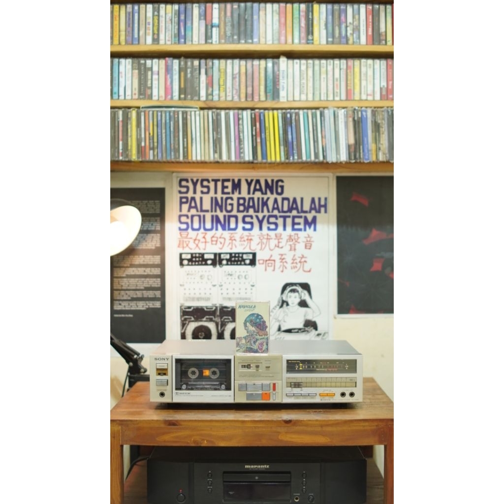 TAPE DECK SONY TCF X 5 C (STEREO CASSETTE DECK)