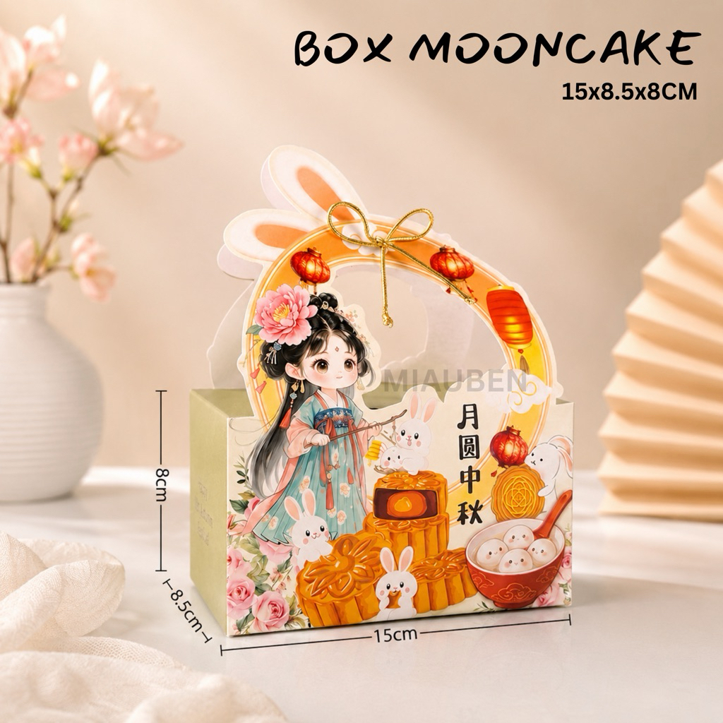 (1pcs) Box tenteng mooncake box mooncake mid autumn festival