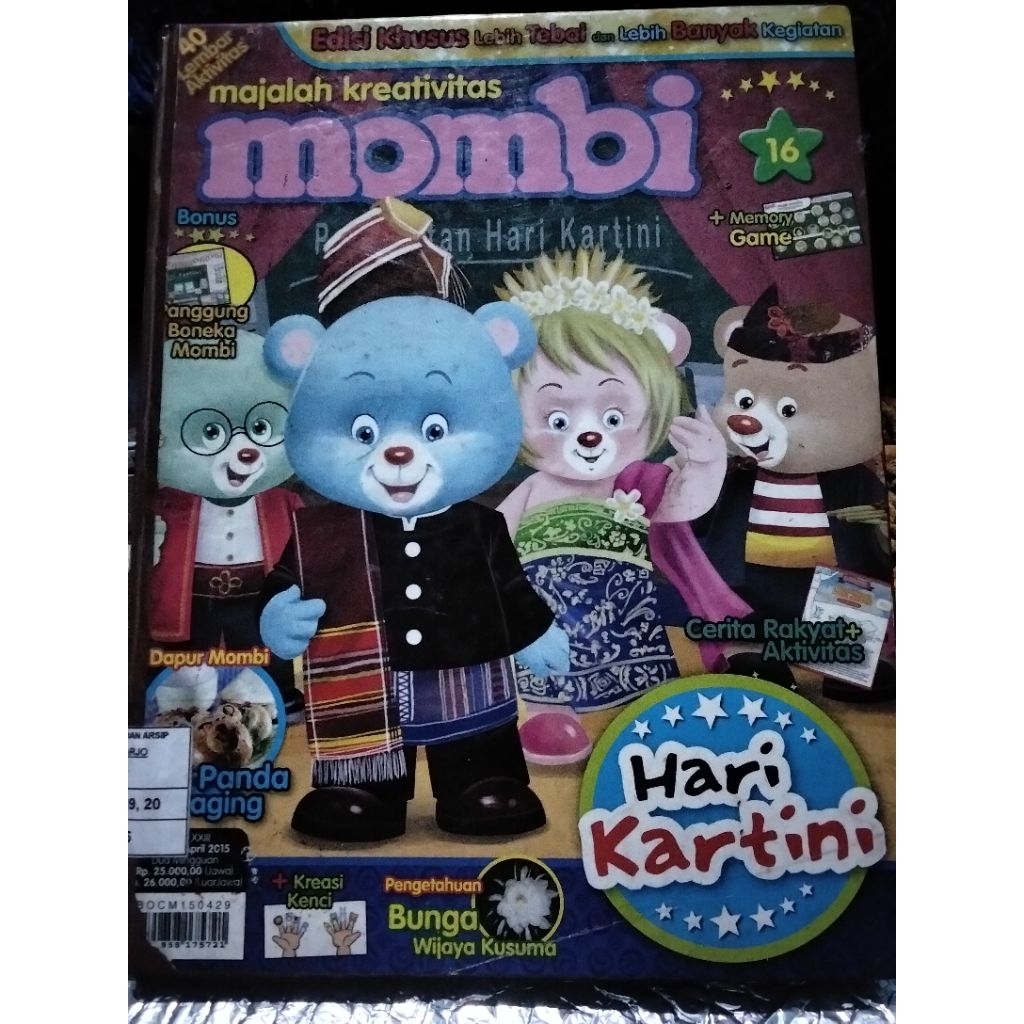Majalah mombi set bekas