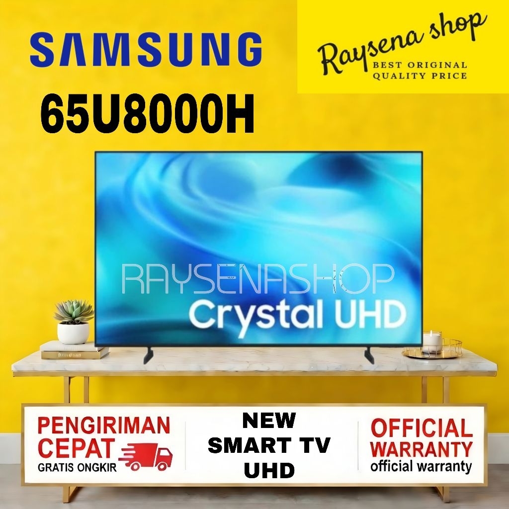 SAMSUNG 65 INCH SMART TV 65U8000 / 65U8000H SAMSUNG 65 INCH NEW CRYSTAL UHD