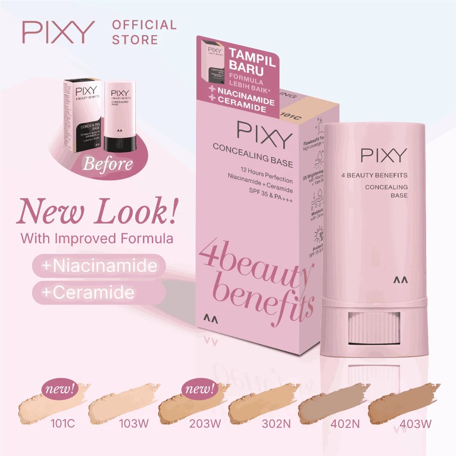 Pixy UV Whitening Concealing Base Concealer Foundation