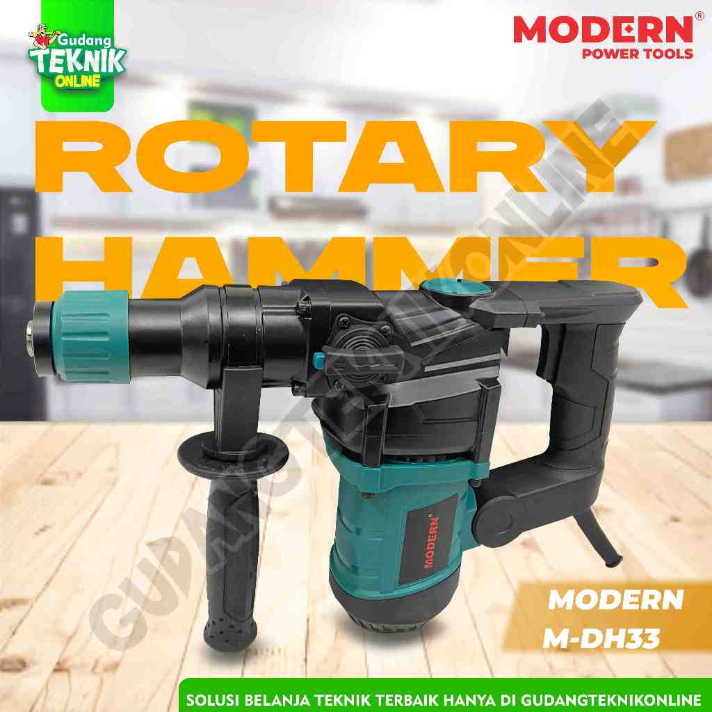 ELECTRIC ROTARY HAMMER MDH33 MODERN SDS Plus 26mm / Mesin Bor Bobok Beton Listrik SDS Plus MDH 33 MO