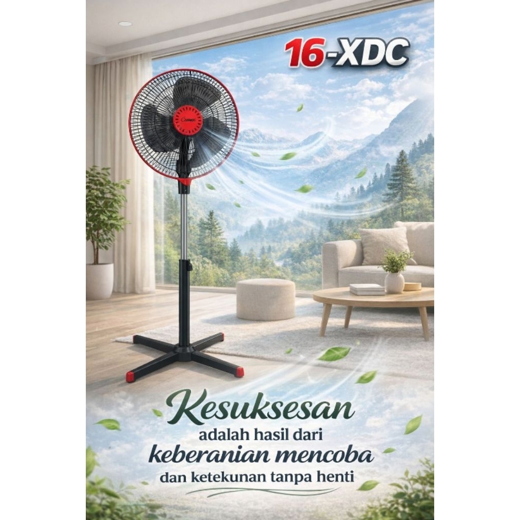 COSMOS 16-XDC Stand Fan Cosmos Kipas Berdiri 16 Inch 16 XDC 16XDC Kaki Silang