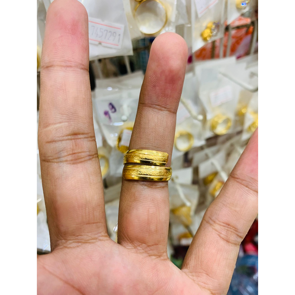 cincin sapuhan lapis emas 99