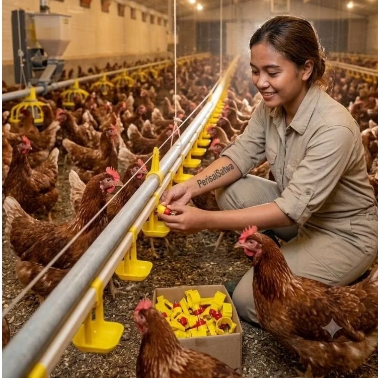 10 Pieces Nipple ayam Niple Kuning Tempat Minum Ayam Otomatis feeder otomatis
