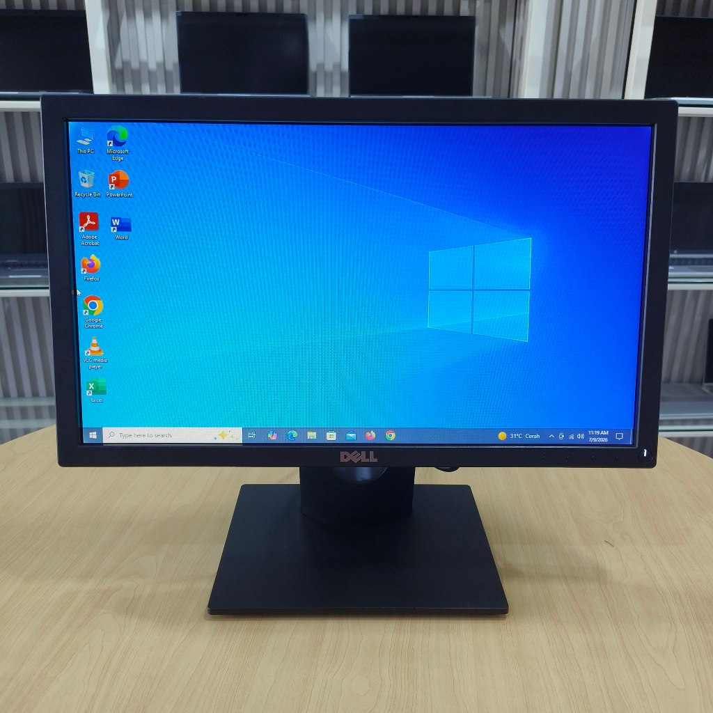 LED Monitor Komputer Dell E1916H Layar 18.5 atau 19 Inch Wide Second Garansi 1 Bulan