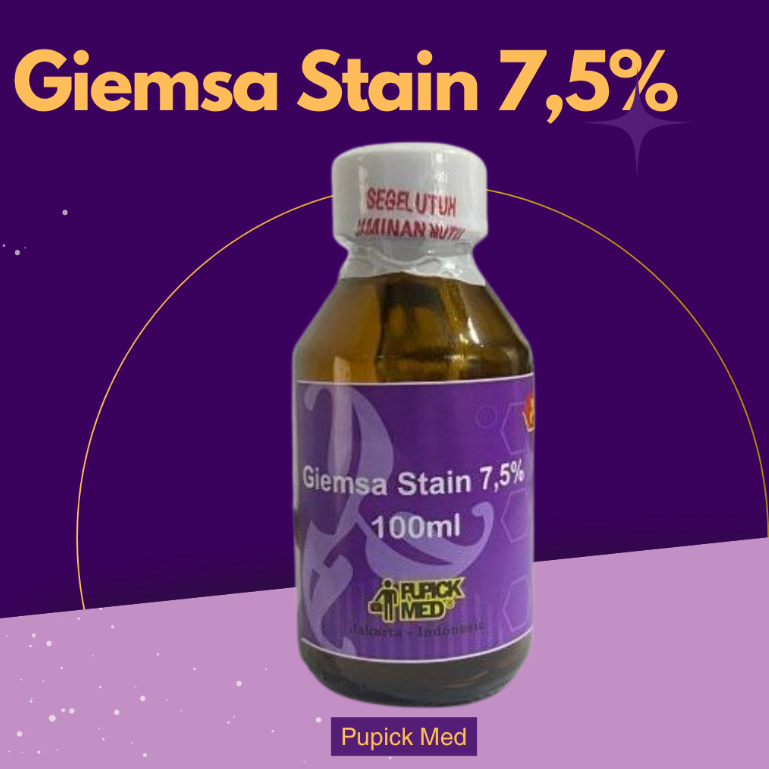 Giemsa Stain 7,5% 100ml / Pewarnaan Giemsa