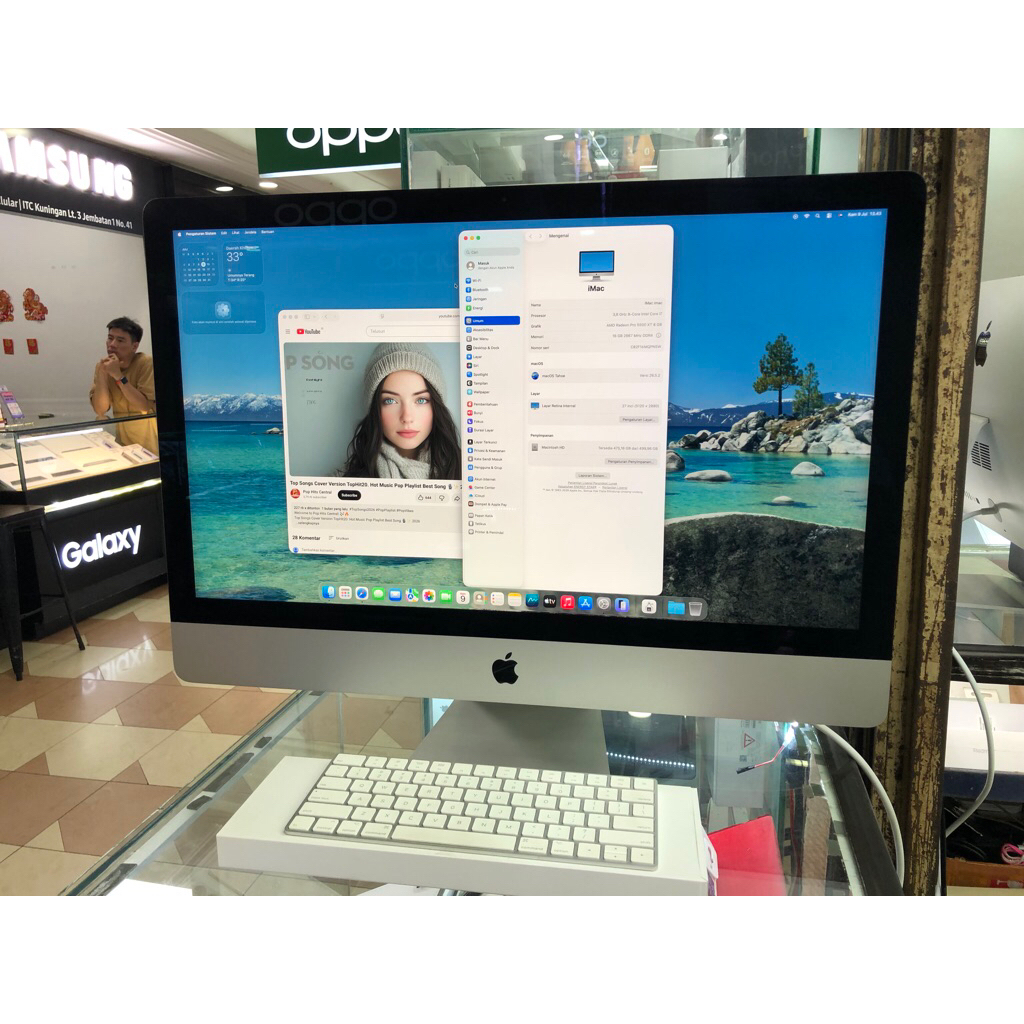 Imac 2020 27" inc 16/512GB Second ex garansi resmi