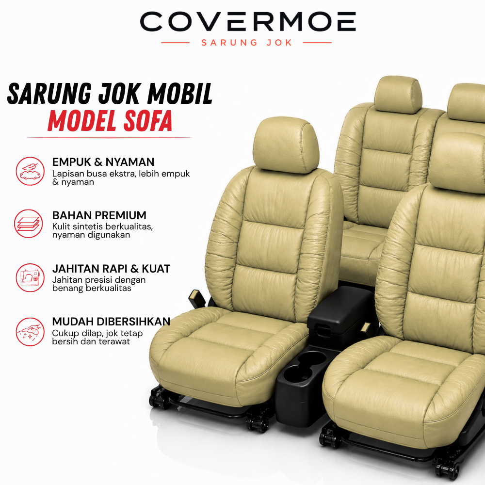 Sarung Jok SOFA AVANZA, XENIA, CALYA, SIGRA DLL Bahan Medium Quality
