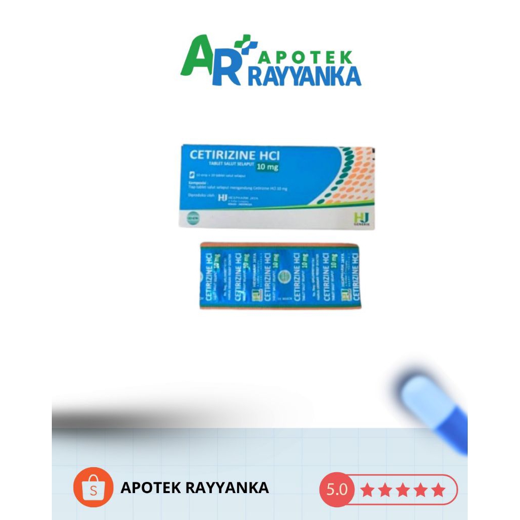 Cetirizin Tablet Obat Alergi