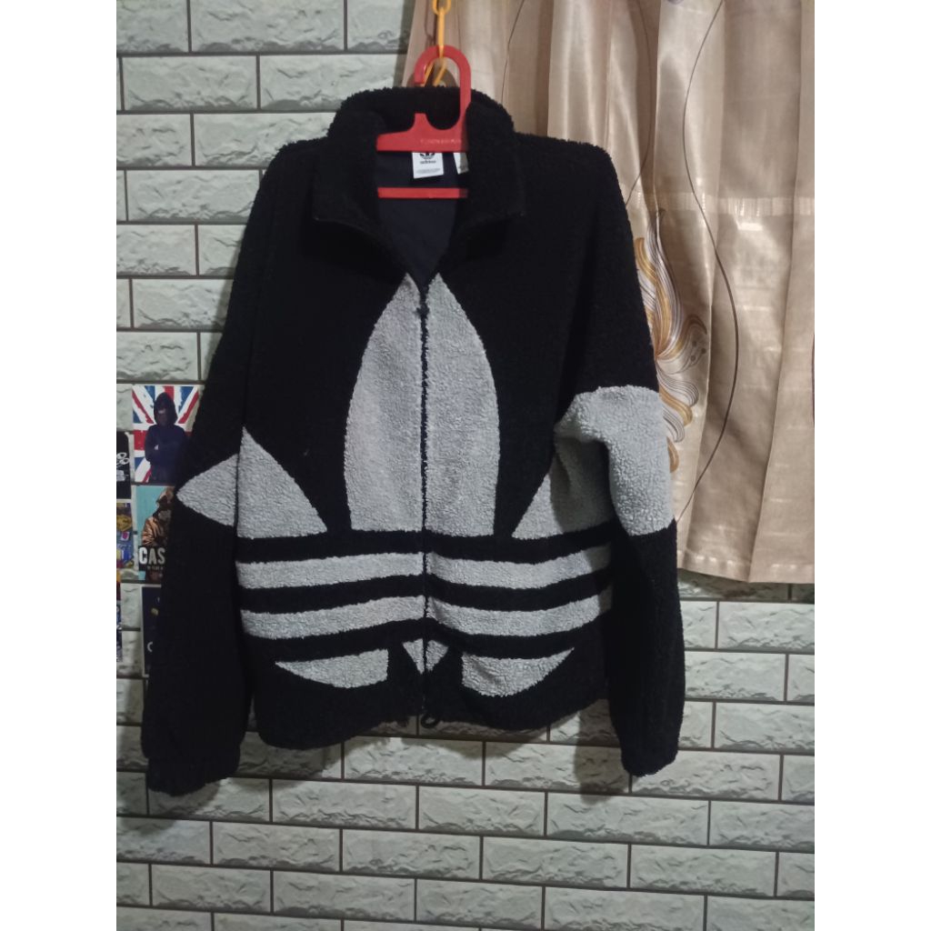 Jaket Adidas big logo serpa luar 100% original
