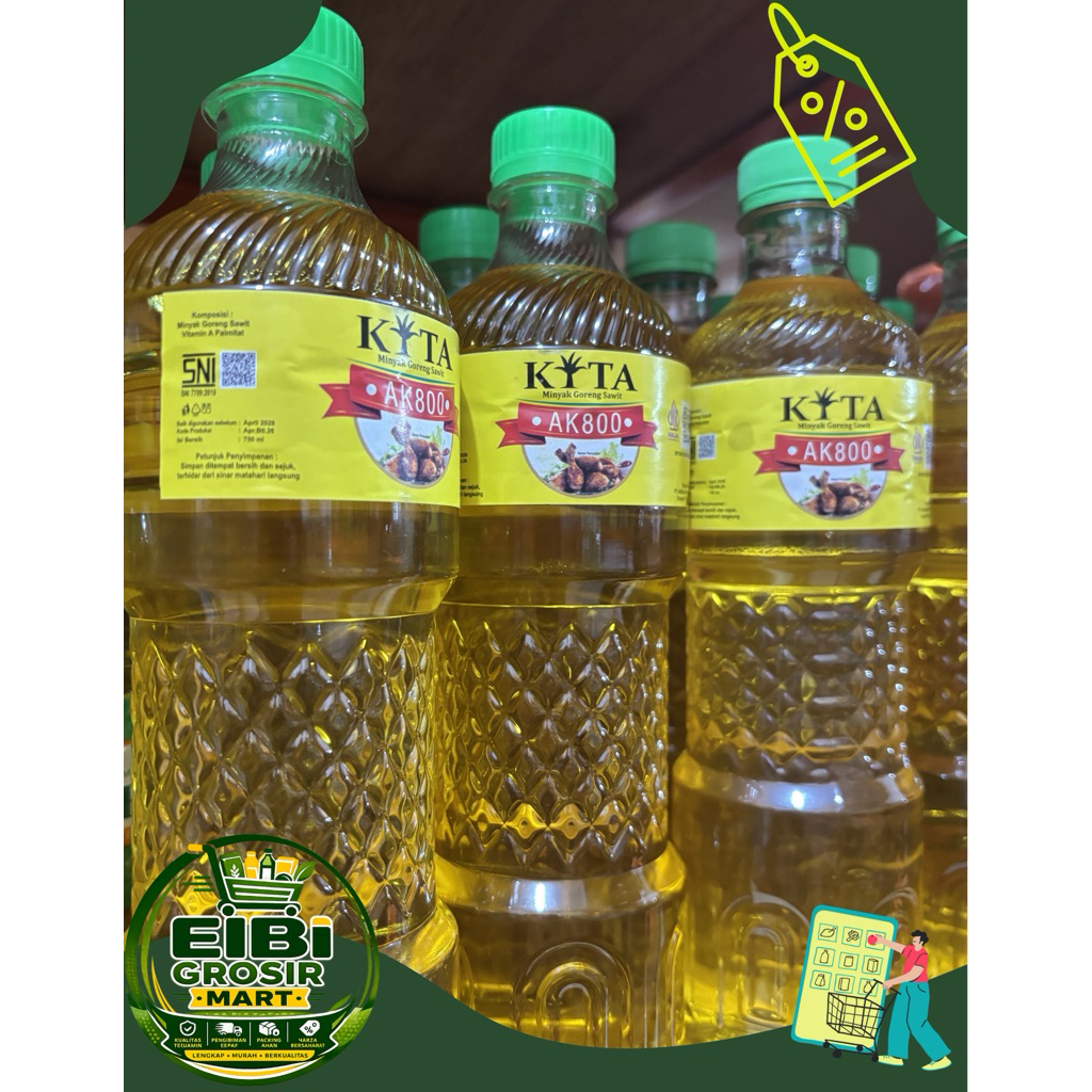 MINYAK GORENG AK800 BOTOL 750ml