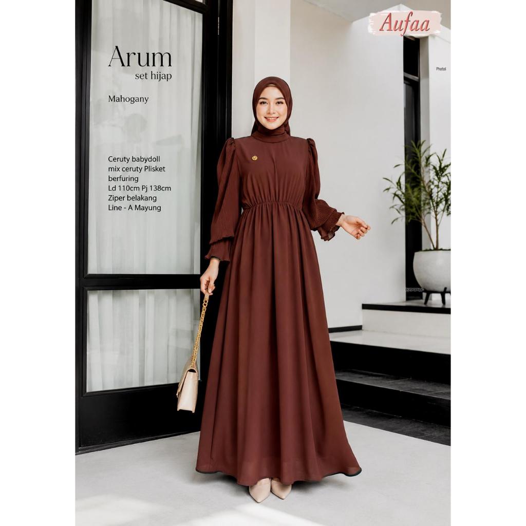 ARUM SET DRESS HIJAB AUFAA