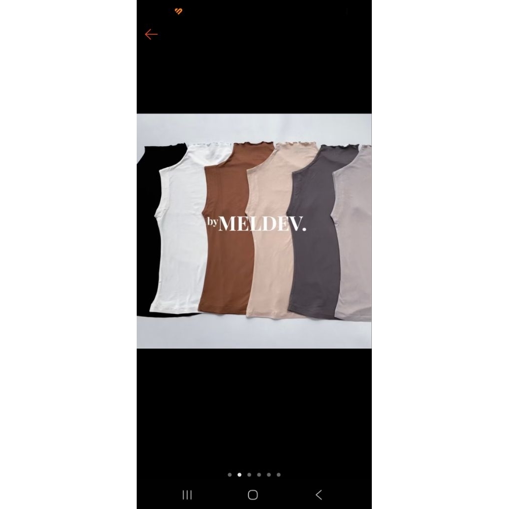 Meldev Turtleneck Sleeveless