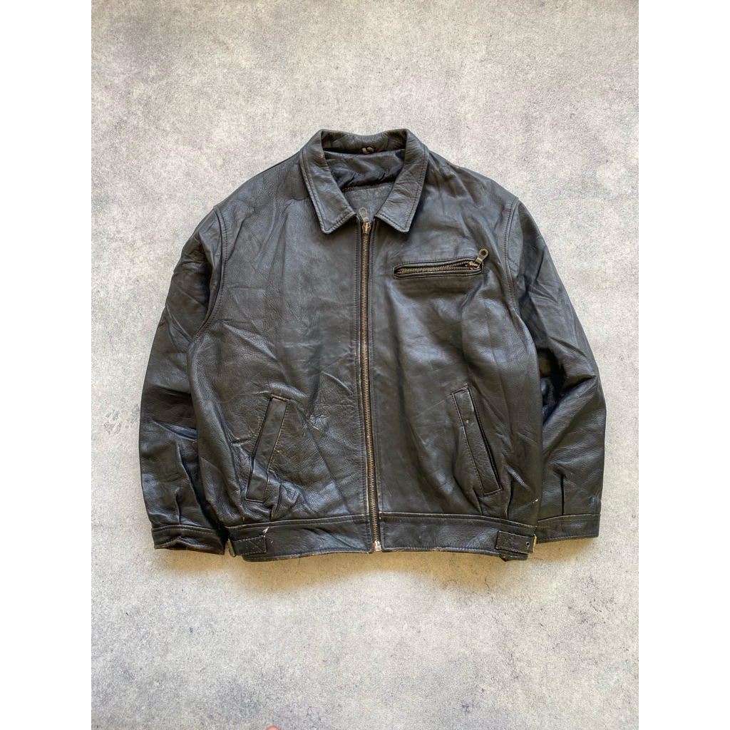 Work Jacket Detroit Leather Kulit