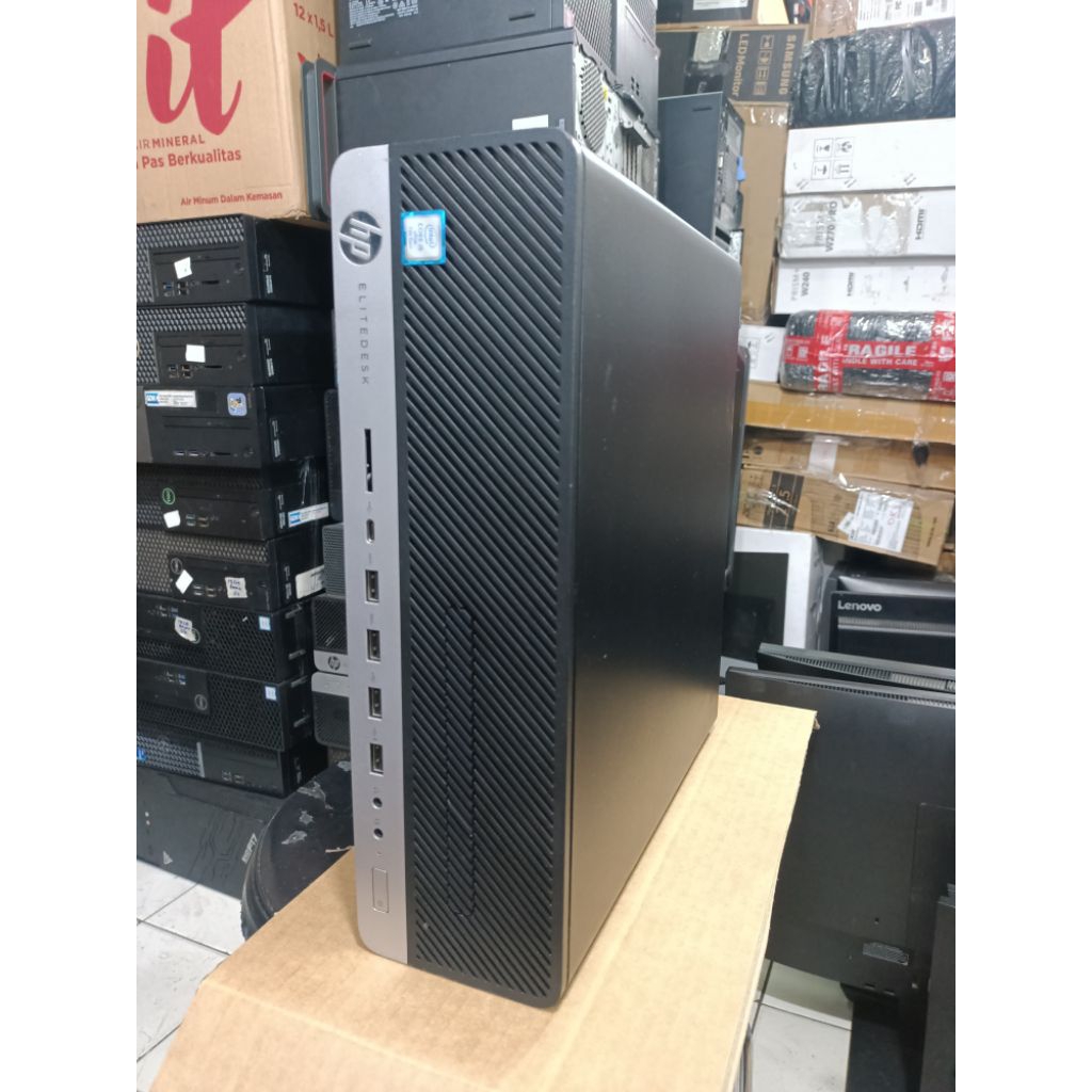 Cpu Hp EliteDesk 800 G3 SFF i5 6500 Ram 8GB HDD 500GB PC Desktop Slim Siap Pakai