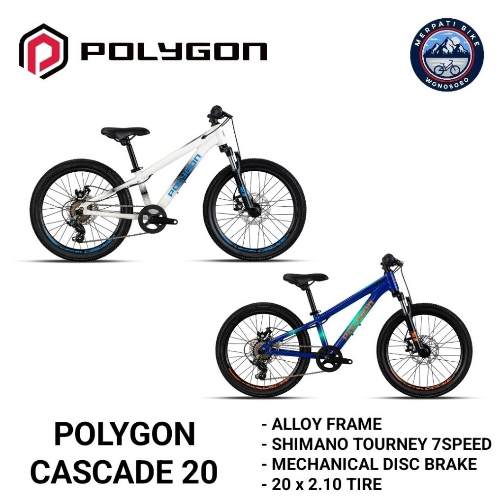 Polygon Cascade 20 Sepeda MTB Anak Alloy MTB 20 Inch