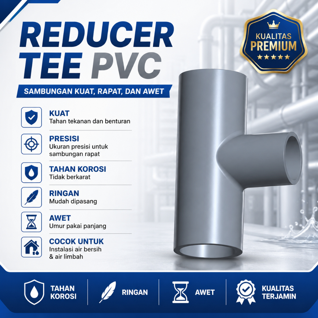 REDUCER TEE PVC