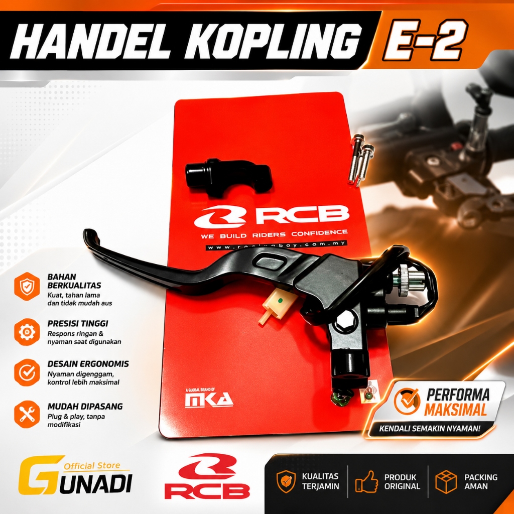 Handle Handel RCB E2 Kopling Kiri MX King Scorpio RX King Vixion Xabre Verza Racing Boy Original Hit