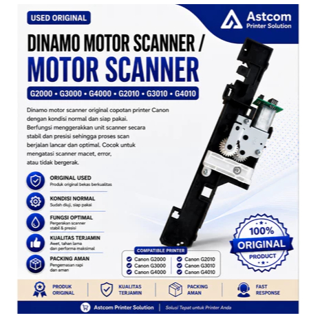 Dinamo Motor Scanner Canon G2000 G3000 G4000 G2010 G3010 G4010 Original Bekas Normal