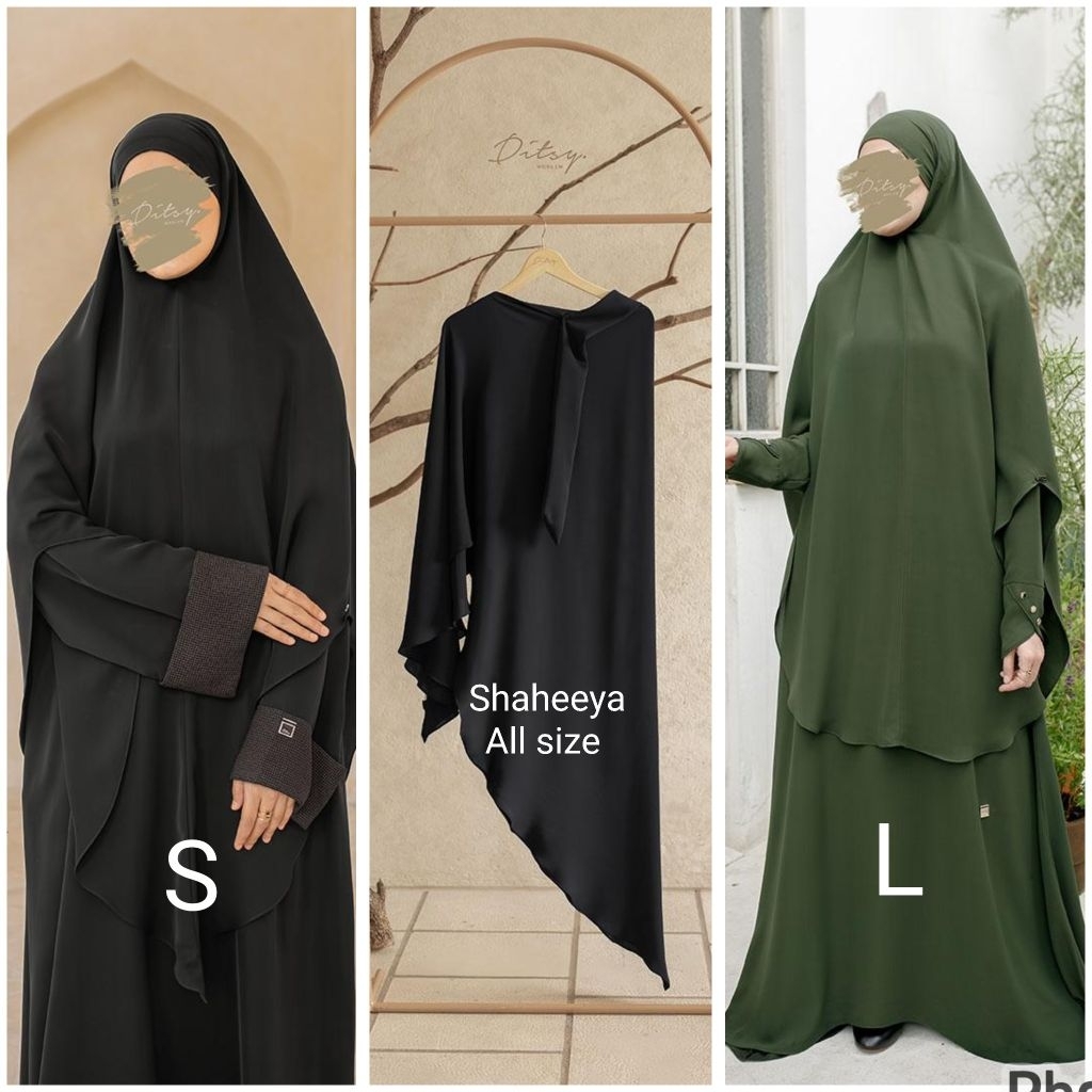 DITSY MOSLEM | RAAIDA GALAXY NIDA FORMAL BLACK S | DSHAHEEYA GALAXY NIDA FORMAL BLACK ALL SIZE-LIELA