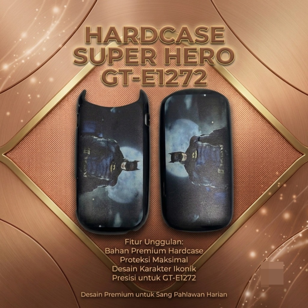Hardcase Super Hero GT-E1272 Casing HP Lipat Samsung HP Jadul Motif Keren Anti Baret