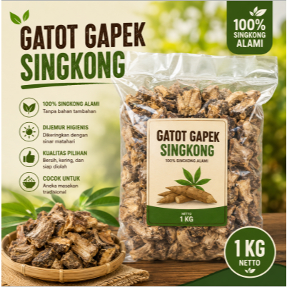 Gatot singkong/gaplek singkong 1 kg