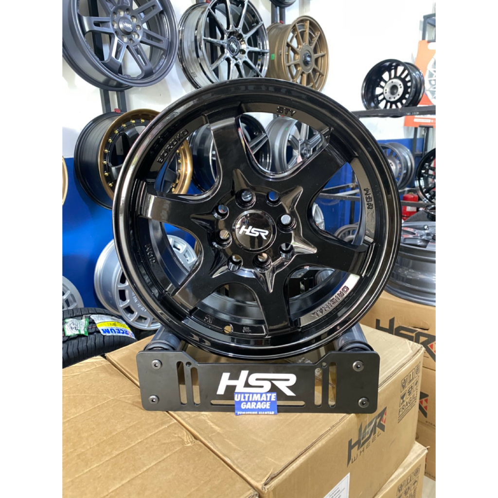 Pelak Racing HSR Ring 15 Model  HSR STY Te37 Mobil Yaris Datsun Avanza Free Spooring
