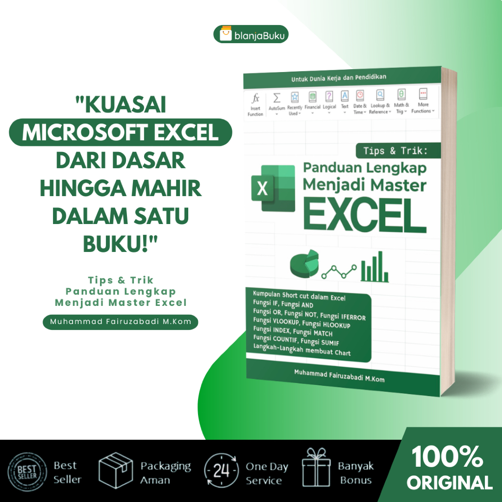[BlanjaBuku] Buku Tips & Trik Panduan Lengkap Menjadi Master Excel | Buku Excel | Yash Media