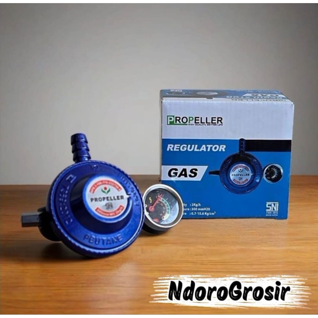 Regulator Kompor Gas LPG Tekanan Rendah "PROPELLER"