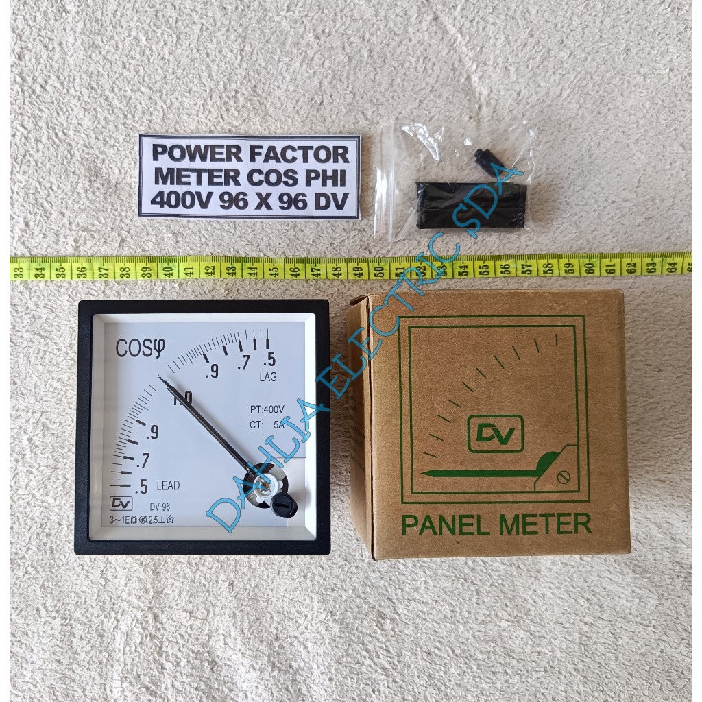 POWER FACTOR METER CLASS 2.5 COS PHI DV