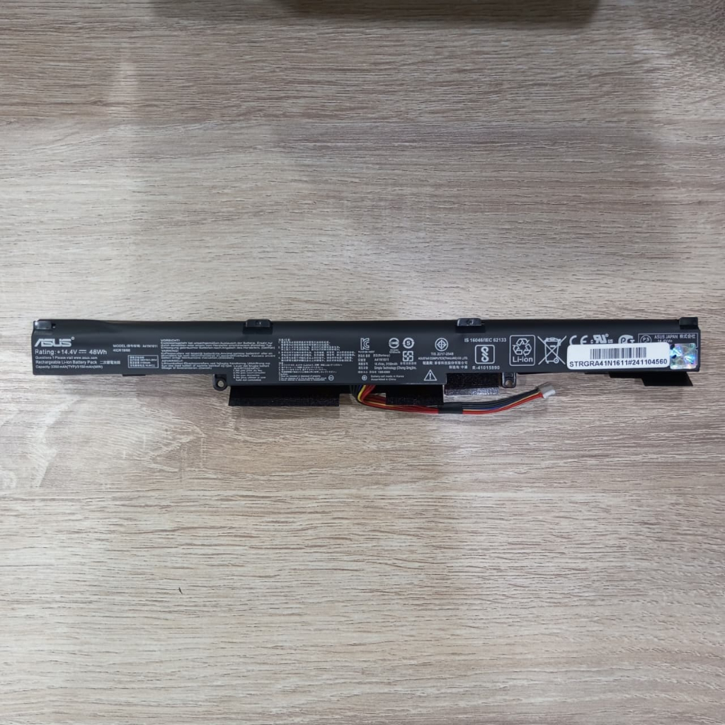 Baterai Battery Batrei Batre Laptop Asus ROG GL553 GL553VD GL735V FX553VD FX53V ZX53V A41N1611