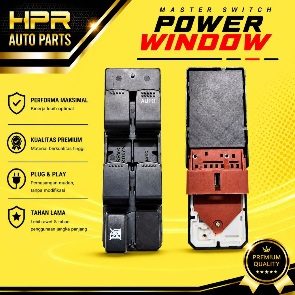 HPR Master Switch Power Window - Karimun Estilo | Sisi Pengemudi 2007 2008 2009 2010 2011 2012 2013