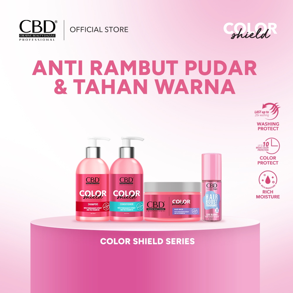 CBD Professional Color Shield Package untuk perawatan rambut anti pudar dan tahan warna | khusus rambut berwarna