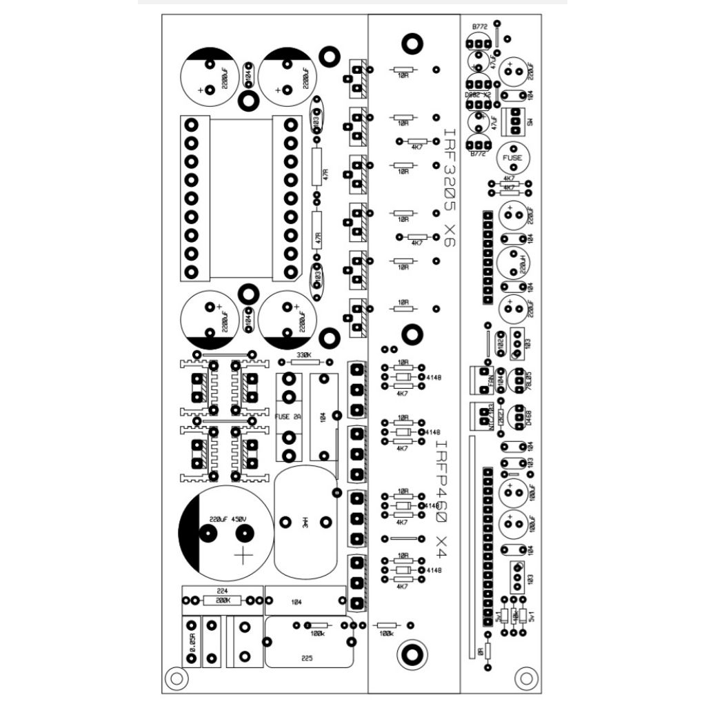 PCB inverter pure sine wave 1000w high frequency