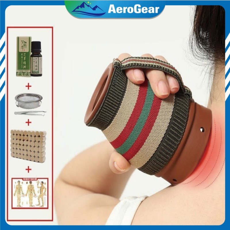 Moxa Box Dudukan Tempel Moksa Moxibustion Burner Alat Pembakar Moksibusi Herbal