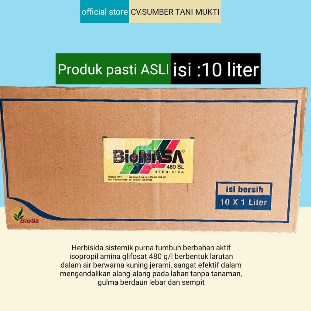 1 dus bionasa 1 liter pembasmi rumput liar herbisida