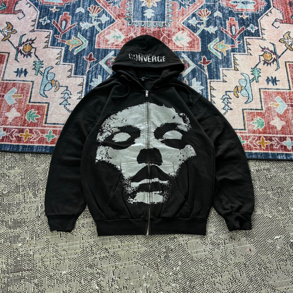 VINTAGE ZIP HOODIE CONVERGE, size fit M