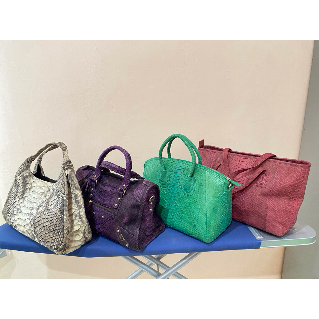 TAS KULIT ULAR ASLI PRELOVED