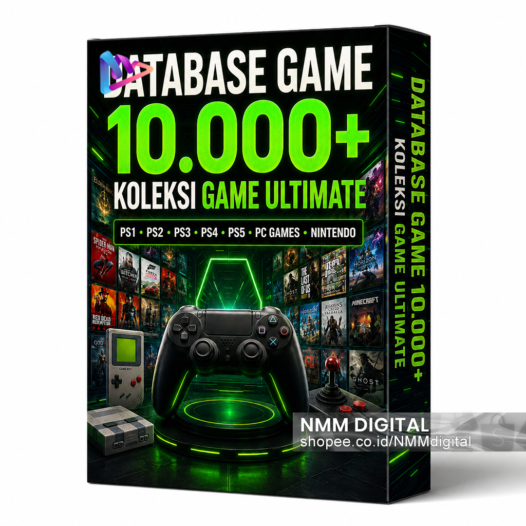 DATABASE 10.000+ GAME - Semua Game Favorit, Satu Tempat  PS1 - PS5, SEGA, PC & NINTENDO