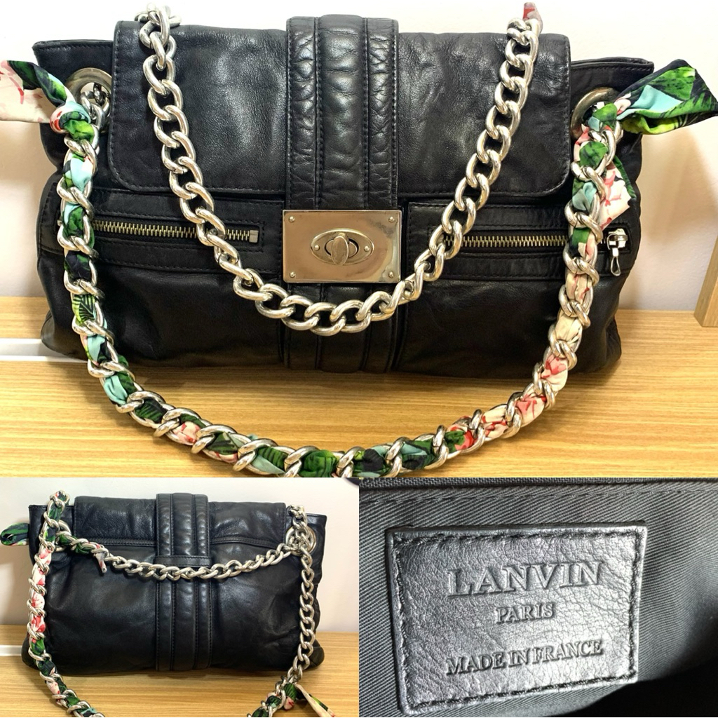 Lanvin Tas Hobo Y2k Rantai