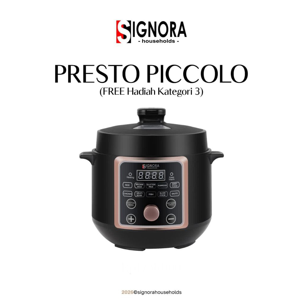Presto Piccolo 3 Liter Signora/Presto Listrik