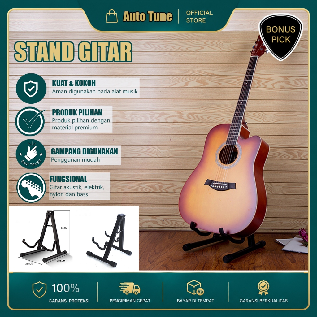 Stand gitar Dudukan Gitar Stand duduk Gitar Akustik Elektrik Bass