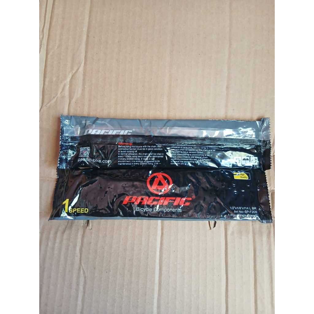 Rantai sepeda single 1 speed untuk semua sepeda anak & dewasa merek PACIFIC