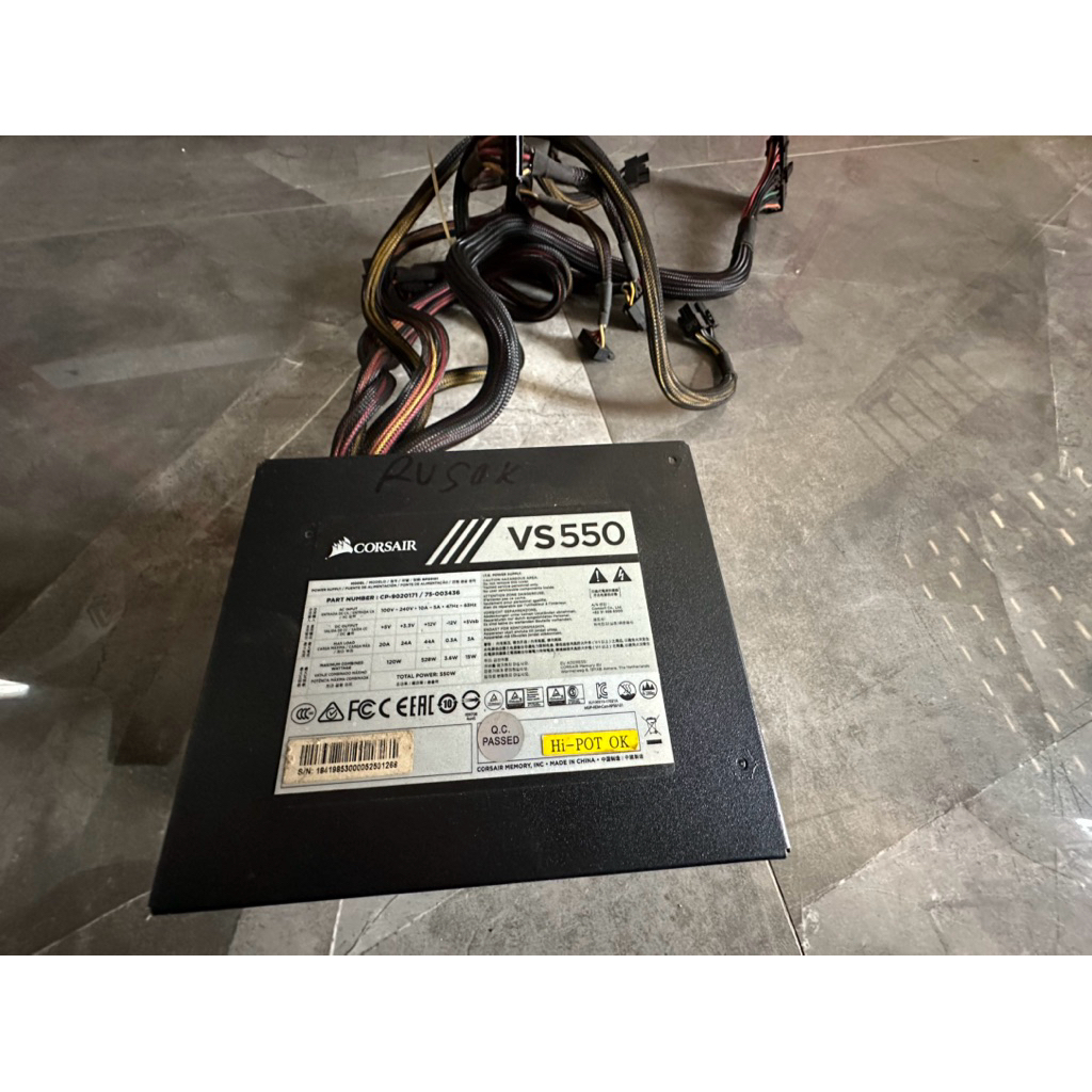 psu corsair vs 550